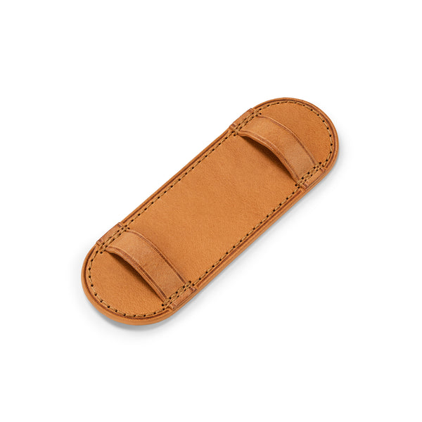 PLAQUE PROTECTION « BUND » CUIR NATURE