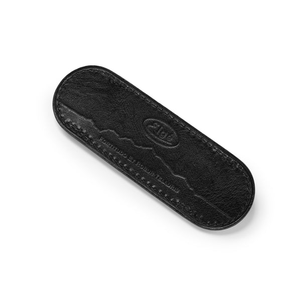 PLAQUE PROTECTION « BUND » CUIR NOIR