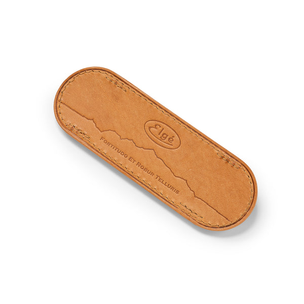 PLAQUE PROTECTION « BUND » CUIR NATURE