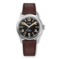 MONTRE AUTOMATIQUE CHAMONIX - BRACELET CUIR MARRON