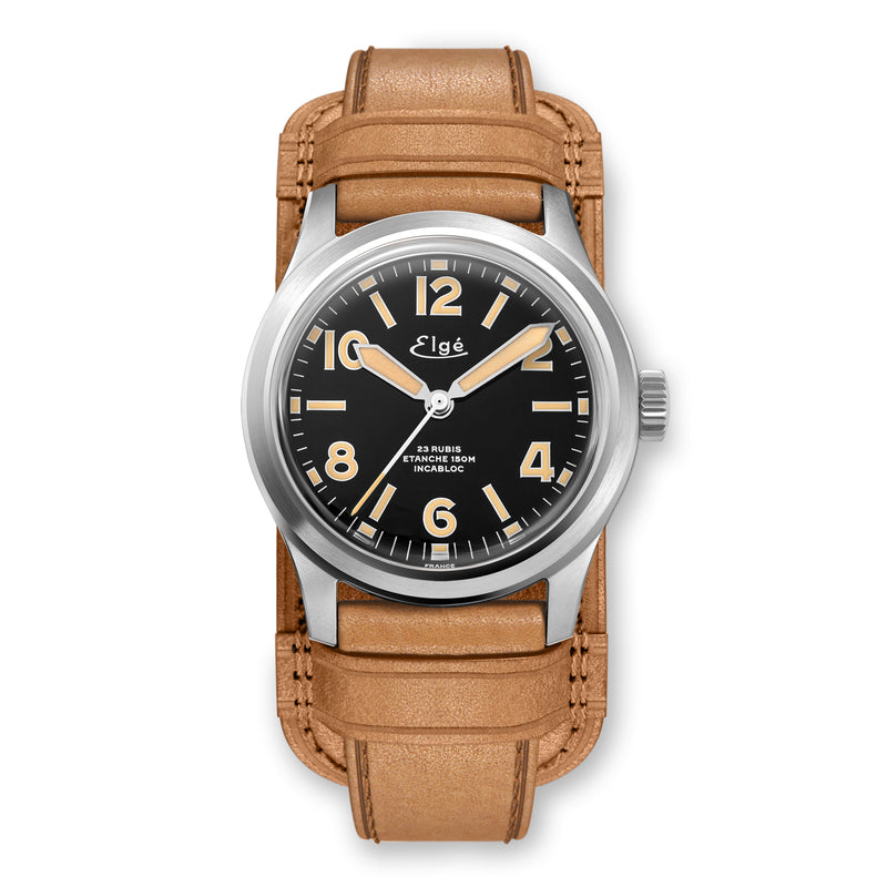 MONTRE AUTOMATIQUE CHAMONIX - BRACELET CUIR NATUREL