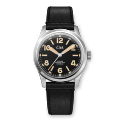 Chamonix Automatic Watch - Black Leather Strap
