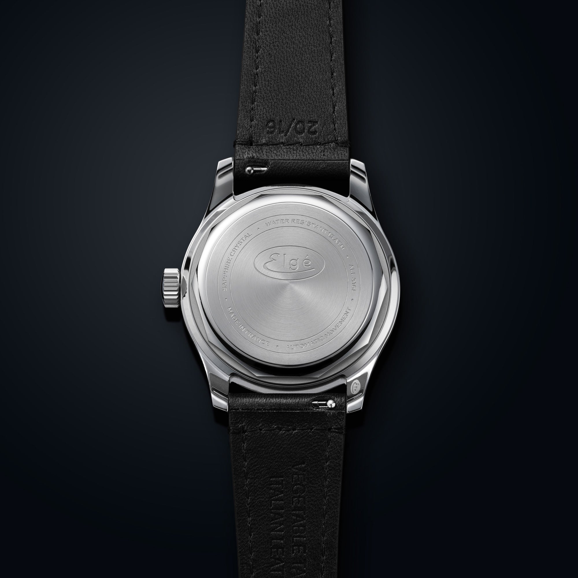 Chamonix Automatic Watch - Black Leather Strap