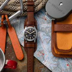 MONTRE AUTOMATIQUE CHAMONIX - BRACELET CUIR MARRON