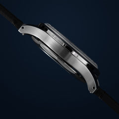 MONTRE AUTOMATIQUE CHAMONIX - BRACELET CUIR NOIR