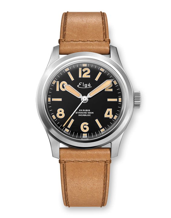 MONTRE AUTOMATIQUE CHAMONIX - BRACELET CUIR NATUREL